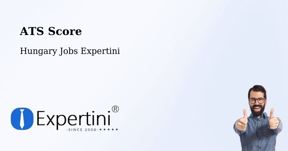 Resume ATS Score & Job Description Match Tool – Bugyi - Hungary Jobs Expertini