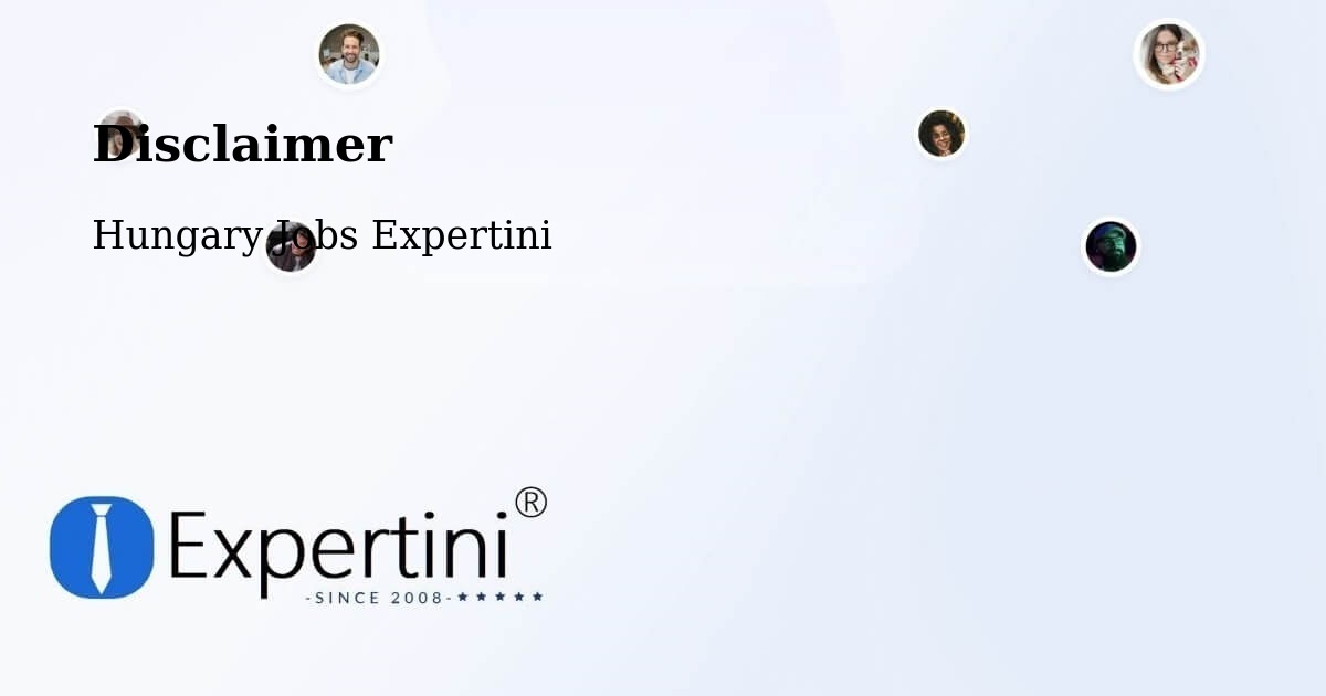 Disclaimer – Bugyi - Hungary Jobs Expertini